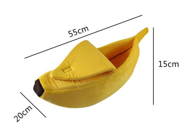 Cute Pet Bed Banana Shape