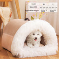 Cozy Semi-Enclosed Cat and Dog Bed