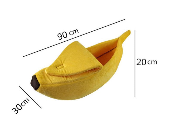 Cute Pet Bed Banana Shape