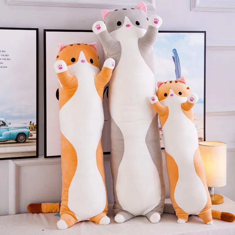 Cute Soft Long Cat Pillow - Stuffed Plush