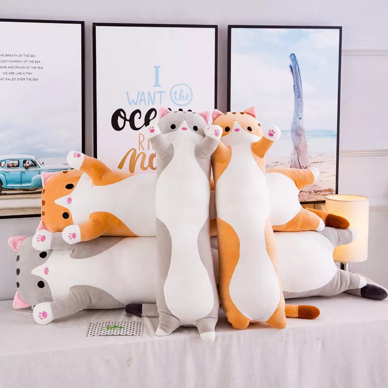 Cute Soft Long Cat Pillow - Stuffed Plush