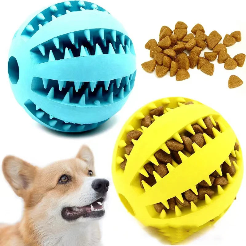 Silicone Pet Dog Toy Ball Interactive Bite-resistant