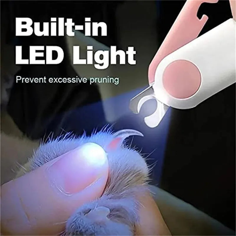 Cat Nail Clipper With Led