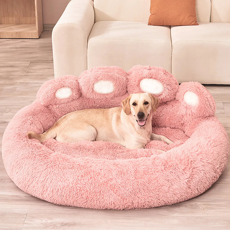 Soft Long Plush Cat & Dog Bed