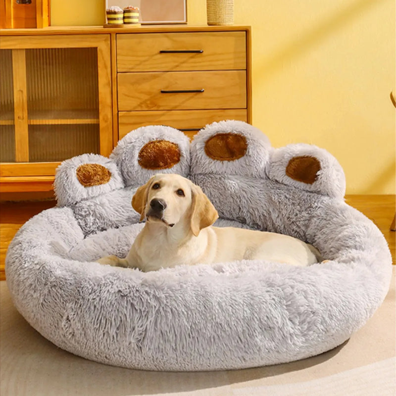 Soft Long Plush Cat & Dog Bed