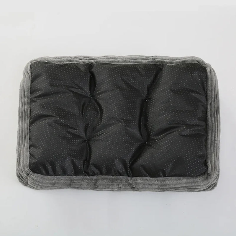 Pet Square Plush Kennel Bed