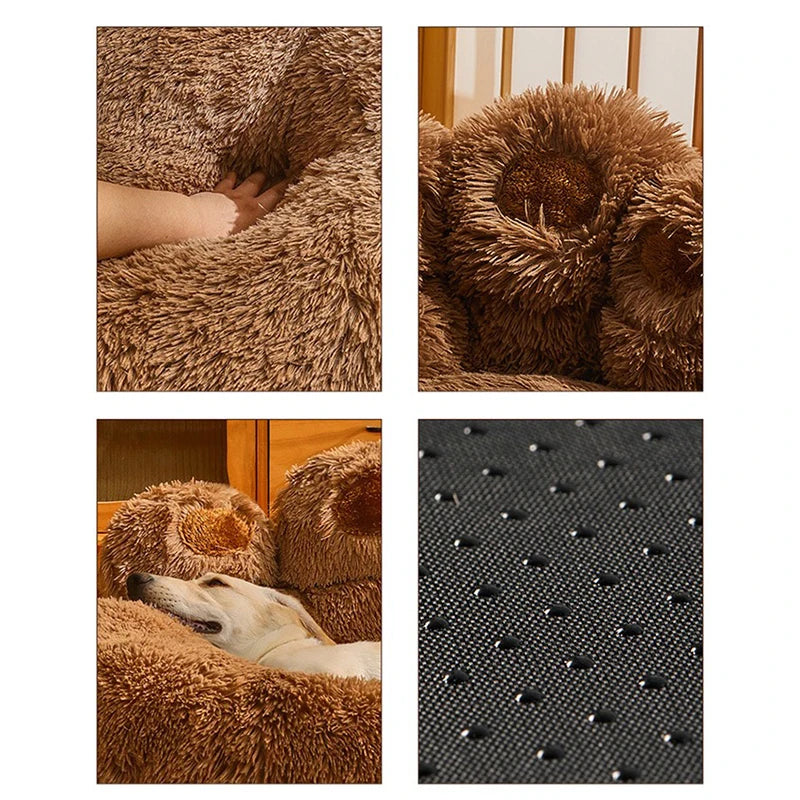 Soft Long Plush Cat & Dog Bed