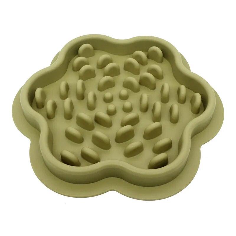 Silicone Slow Food Pet Bowl  Non-slip