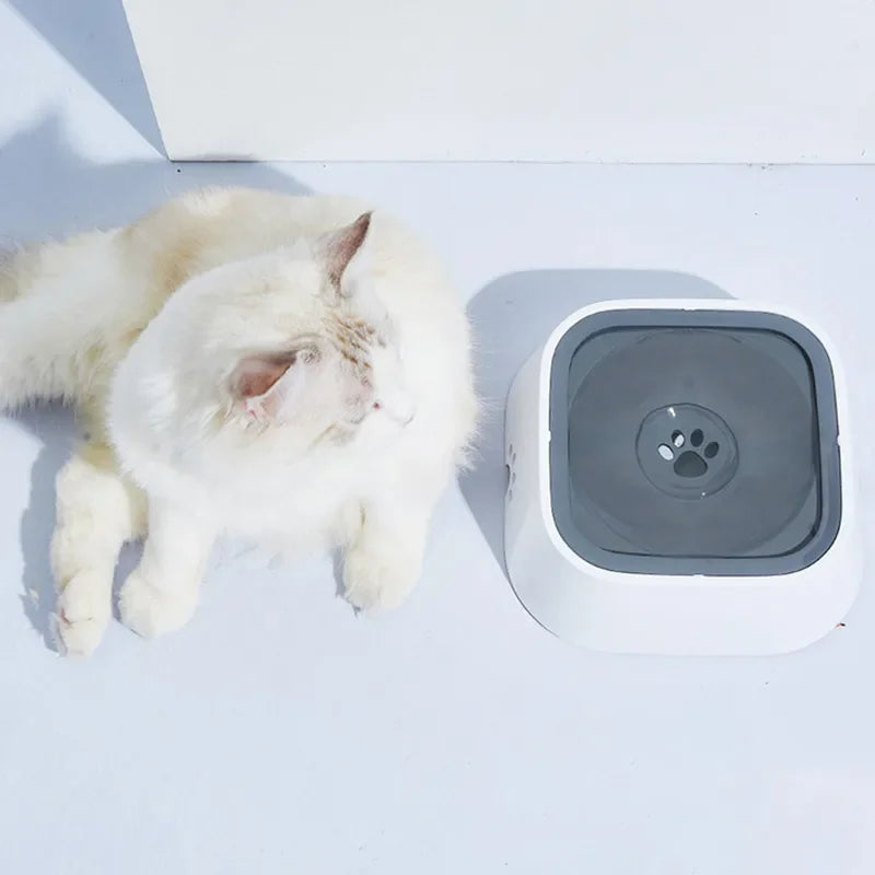 No-Spill Pet Water Bowl - 1.5L Dispenser Large Capacity