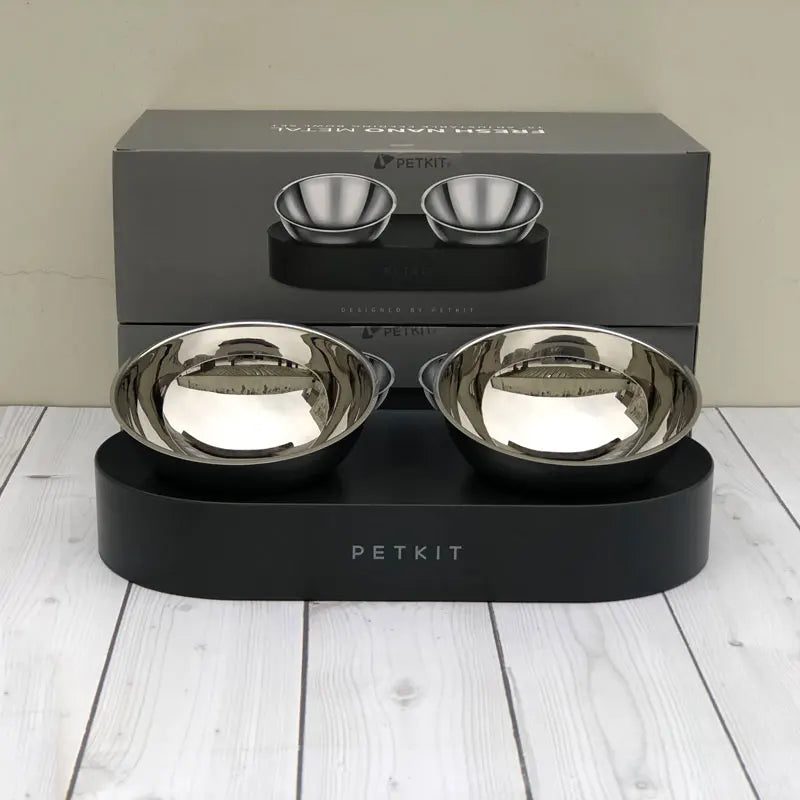 PETKIT Adjustable Stainless Double Bowl