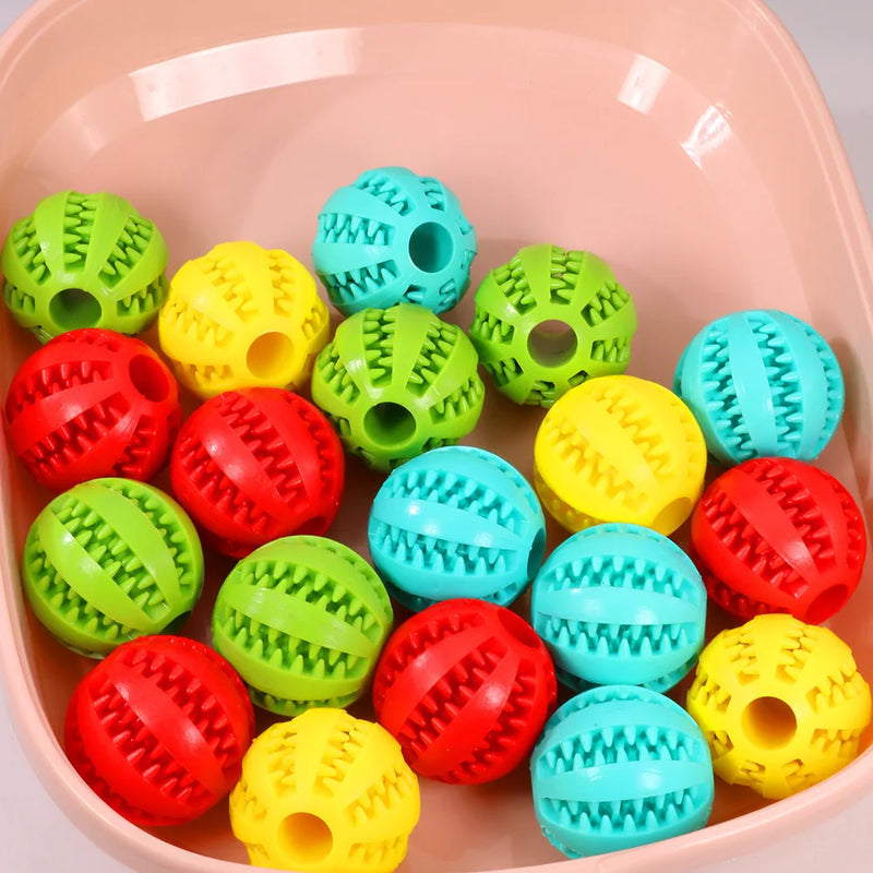 Silicone Pet Dog Toy Ball Interactive Bite-resistant