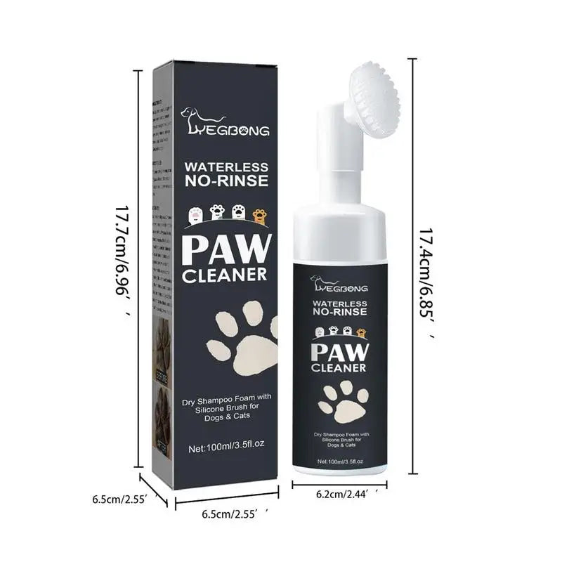 Dog Paw Cleaner, No-Rinse & Portable