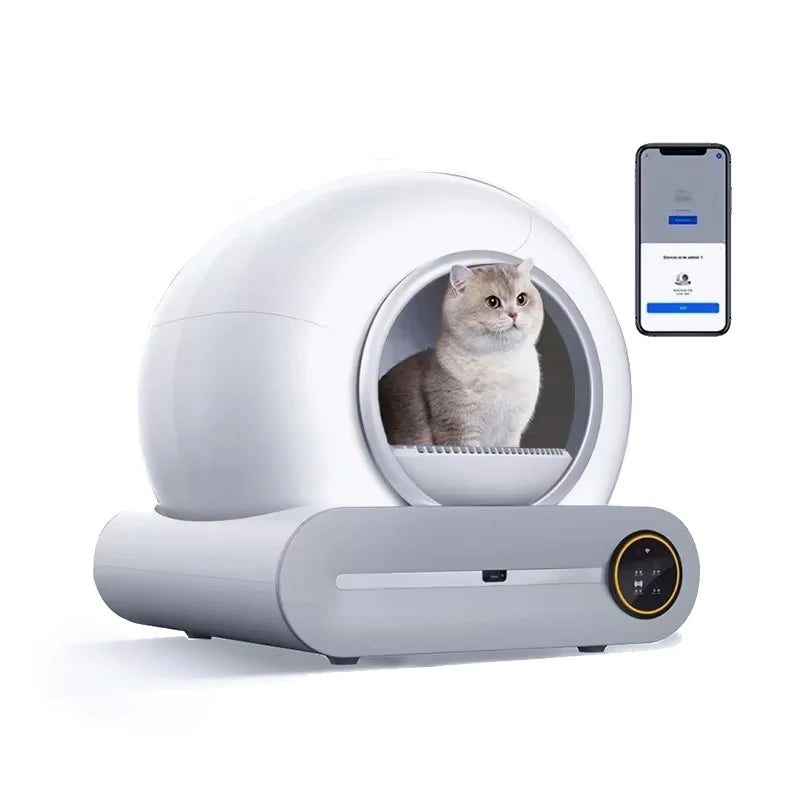 Automatic Smart Cat Litter Box - Self Cleaning