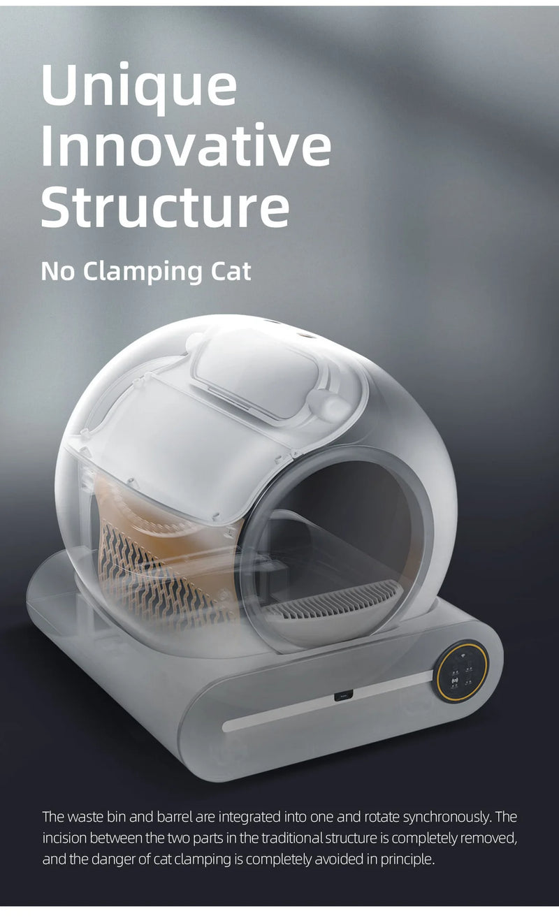 Automatic Smart Cat Litter Box - Self Cleaning