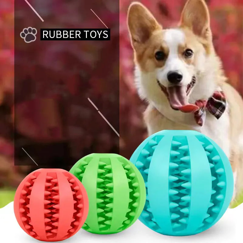 Silicone Pet Dog Toy Ball Interactive Bite-resistant