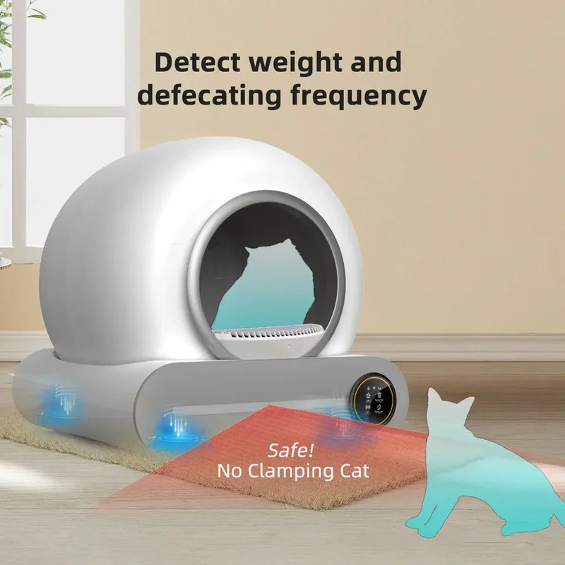 Automatic Smart Cat Litter Box - Self Cleaning