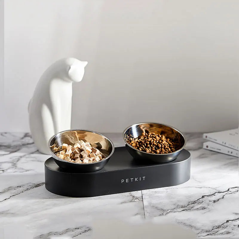 PETKIT Adjustable Stainless Double Bowl