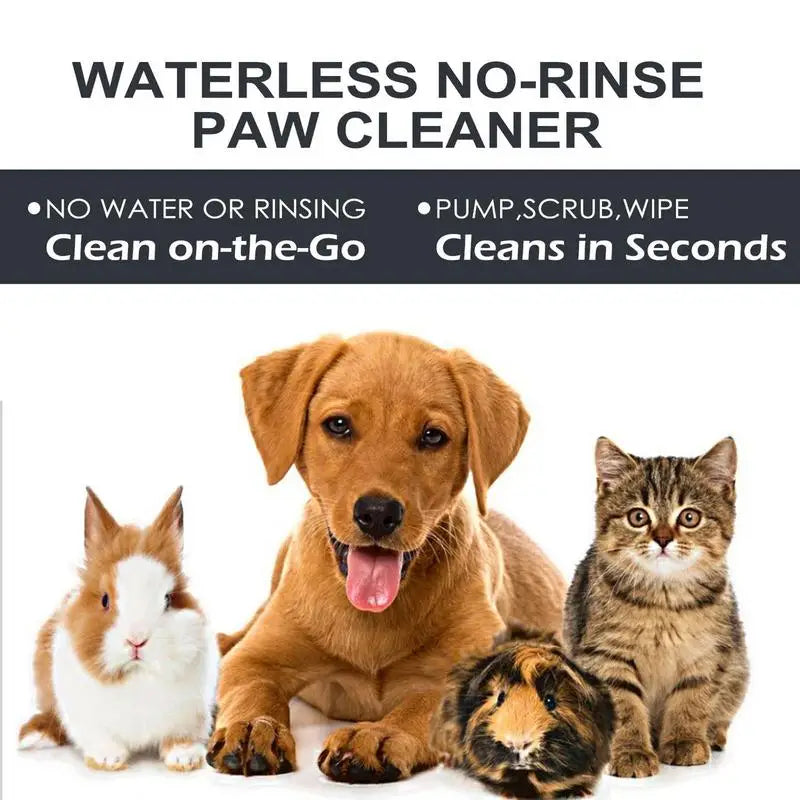 Dog Paw Cleaner, No-Rinse & Portable