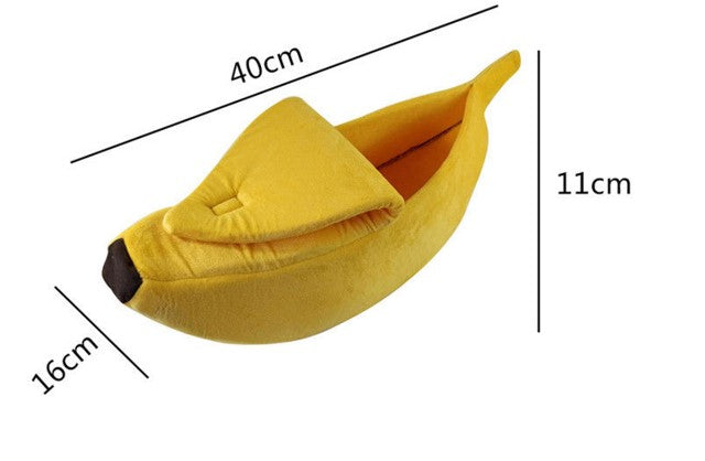 Cute Pet Bed Banana Shape