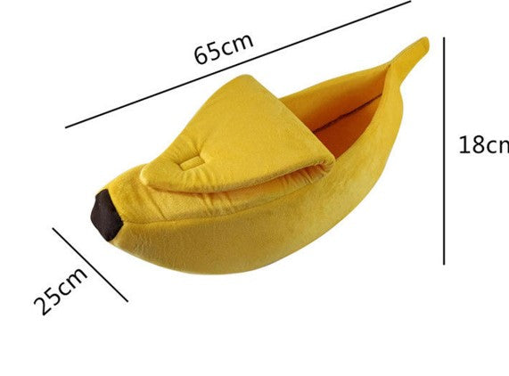 Cute Pet Bed Banana Shape