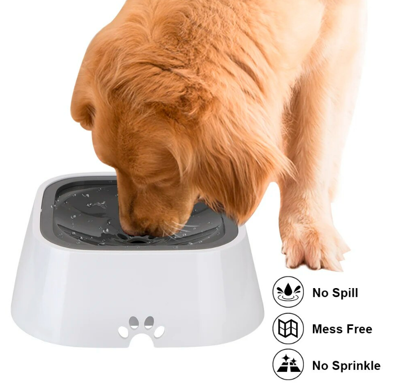 No-Spill Pet Water Bowl - 1.5L Dispenser Large Capacity